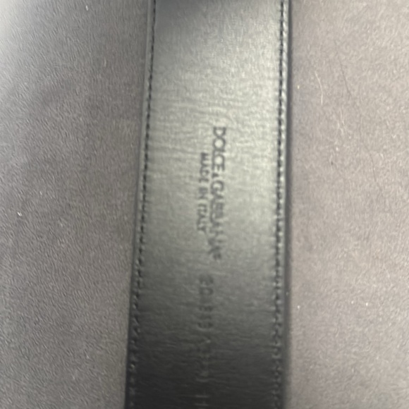 New Dolce & Gabbana DG Logo Print Belt . Sz 110cm  $545 - Picture 6 of 9